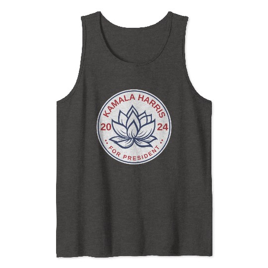 Kamala Harris For President Kamala Lotus Tank Tops