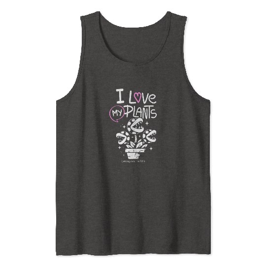 I Love My Plants – Cute Venus Flytrap Plant Lover Tank Tops