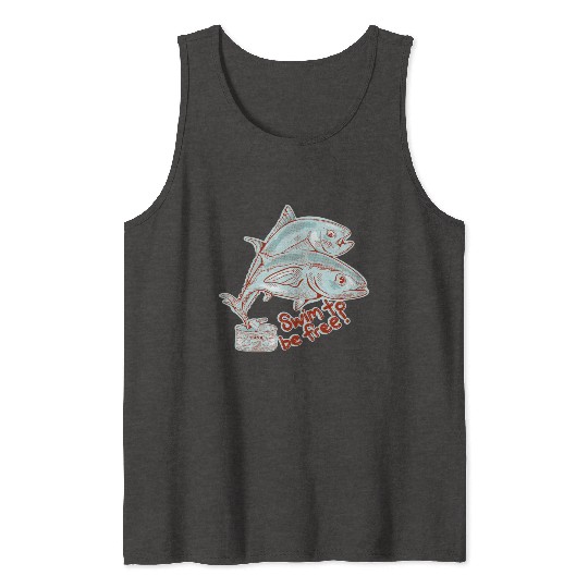 Swim to be free Tank Tops