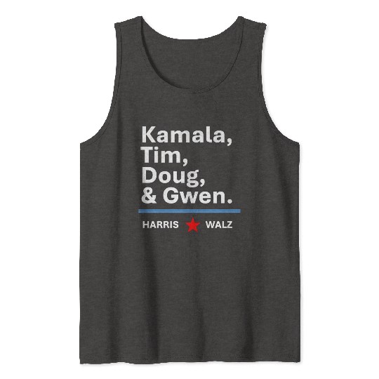 Harris & Walz | Kamala, Tim, Doug & Gwen Tank Tops