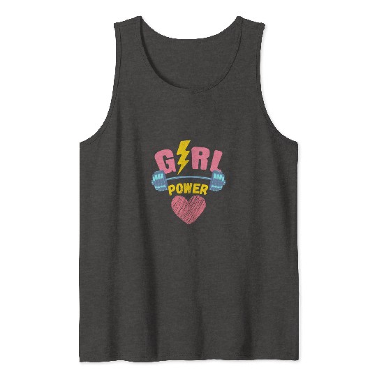 Girl Power - Females quote design Tank Tops