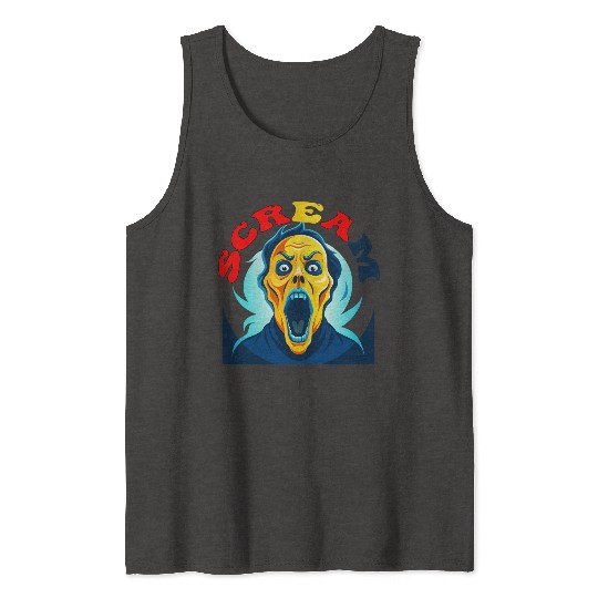 Scream Vintage Halloween Tank Tops