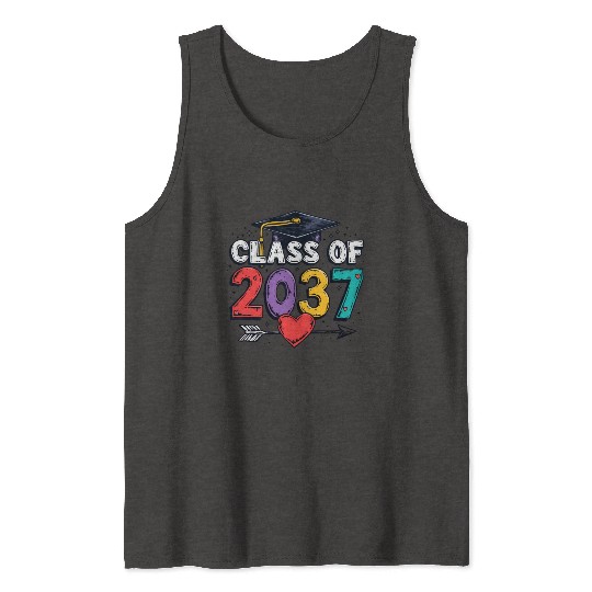 Celebrating the Class of 2037: A Colorful Future Tank Tops