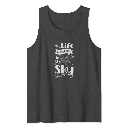 Hot Air Balloon Company Driving Sport Tank Tops