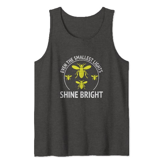 Fireflies Firefly Lightning Bug Insect Collector Tank Tops