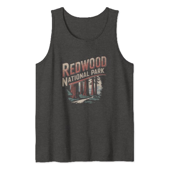 Redwood National Park Tank Tops