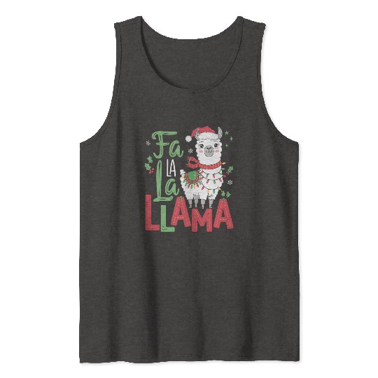 FA LA LA LLAMA Tank Tops