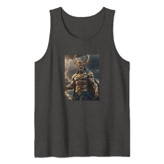 Zeus Jupiter Roman Greek God Tank Tops