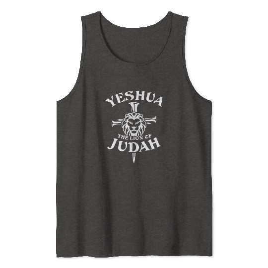 Yeshua The Lion Of Judah Tank Tops