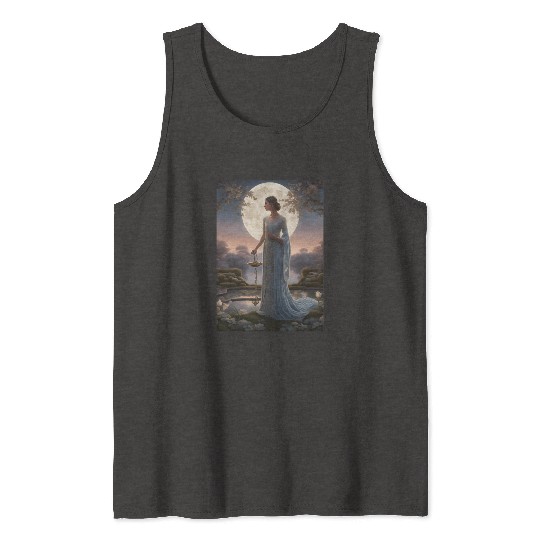 Libra Elegance: Symbol of Balance and Harmony Tank Tops