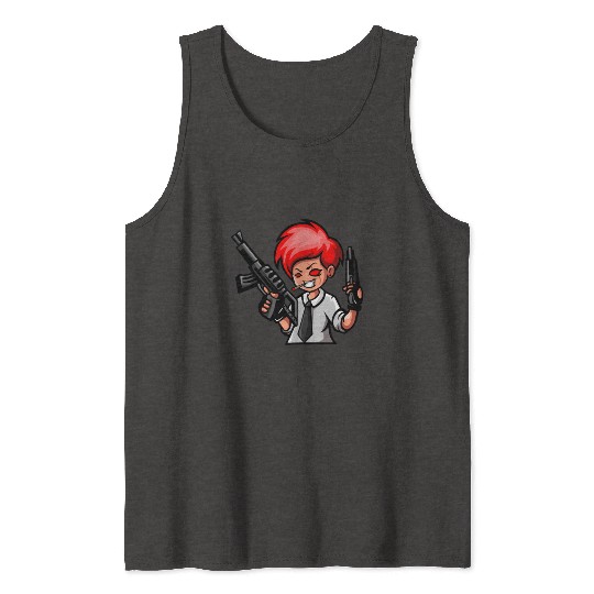 Gangster Gamer Tank Tops