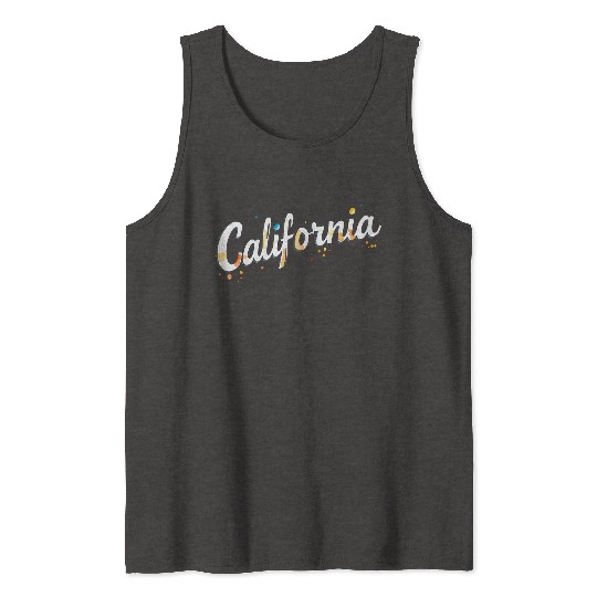 California Golden State gift Tank Tops