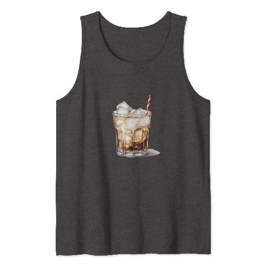 Iced Coffee Cocktail Tank Tops