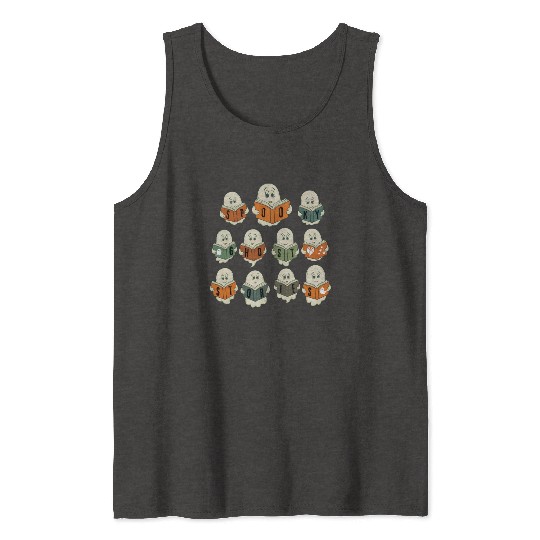 Spooky Stories Book Club - Happy Halloween Tank Tops