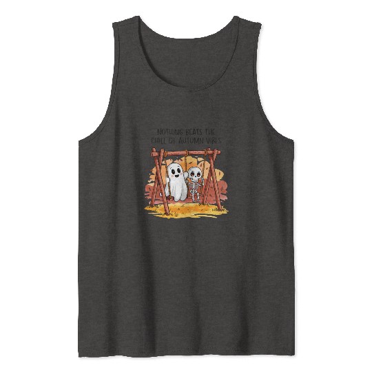 Nothing Beats the Chill of Autumn Vibes Tank Tops