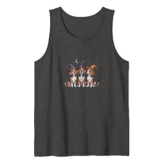 Beagle Halloween Spooky Dog Halloween Costume Tank Tops