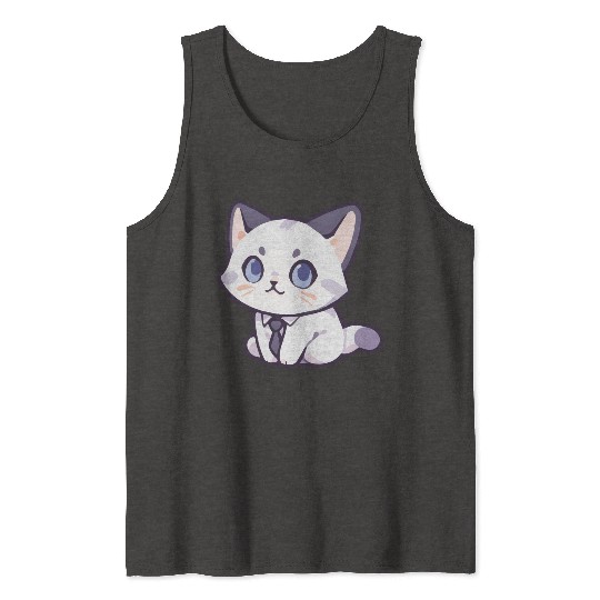 Meow Series: Cute Office Meow Tank Tops