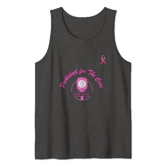 Pickleball For the Cure Tank Tops