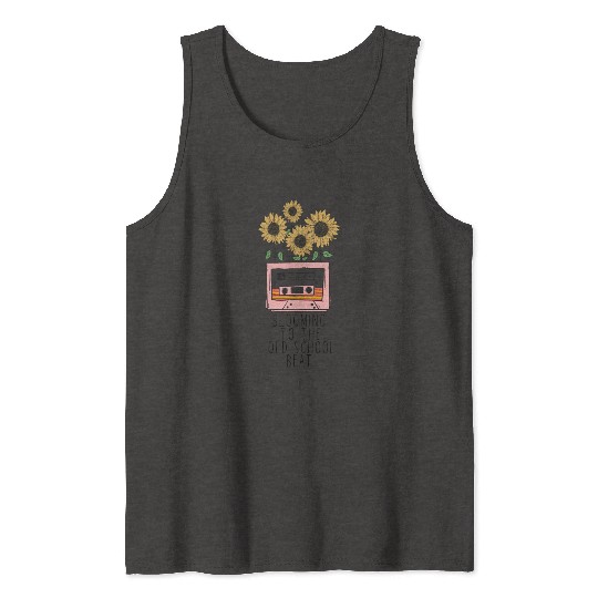 Blooming To The Old School Beat Tank Tops