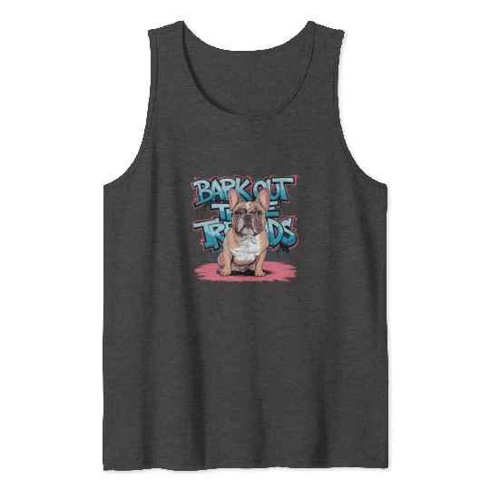 Pug Dog Owner Bark for Pug Lover Tank Tops