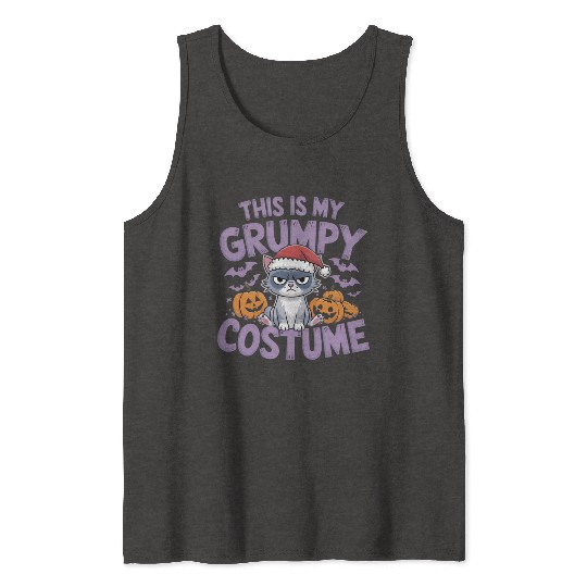 This Is My Grumpy Costume - Funny Design for Adult Tank Tops