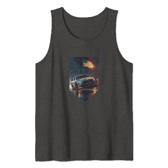 Pit Stop Paradise: NASCAR Fans Tank Tops