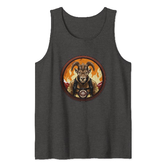 Capricorn Firefighter Tank Tops