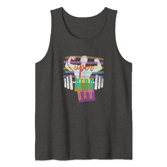SUPER HERO DAD Tank Tops