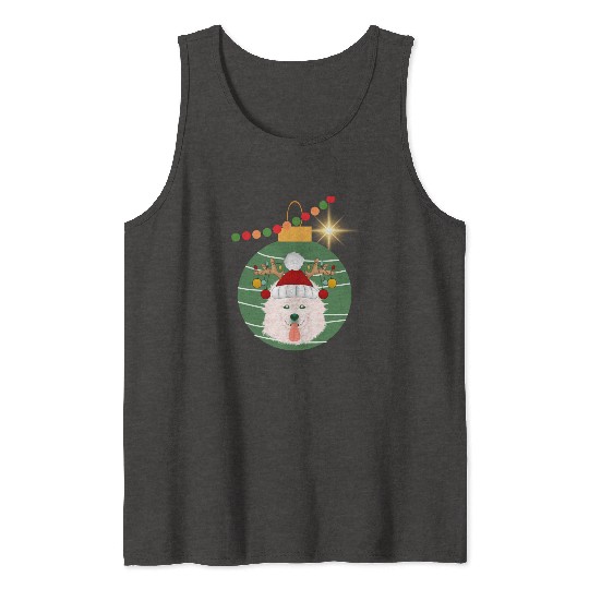 Christmas Samoyed style Tank Tops