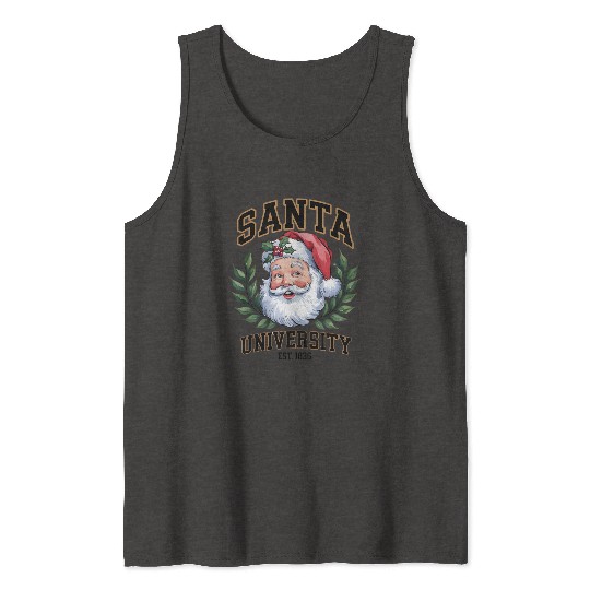 Santa University Est. 1836, santae, newe year gift Tank Tops