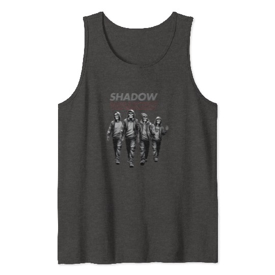 Street Shadows: Hip-Hop Skeleton Crew Tank Tops