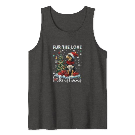 French Bulldog Christmas Tree Decoration Dog Lover Tank Tops
