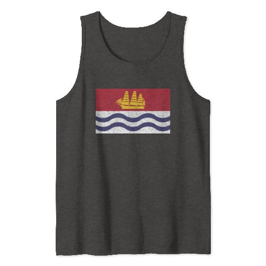 Flag of Bath city Maine State Tank Tops