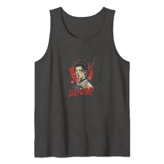 Samurai Geisha Warrior Tank Tops
