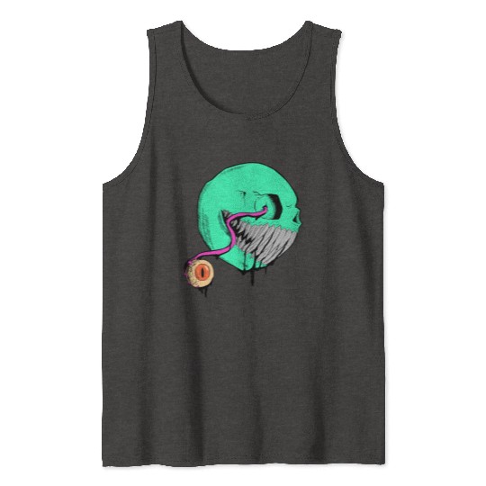 Cringe Zombie Pac Man Tank Tops