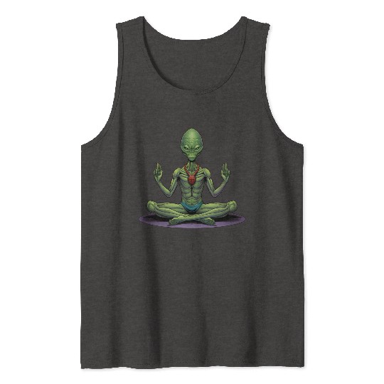 Alien Yogi Tank Tops