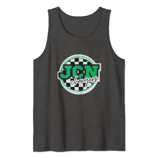 JCN Chargers checkerboard, Jefferson County North Tank Tops