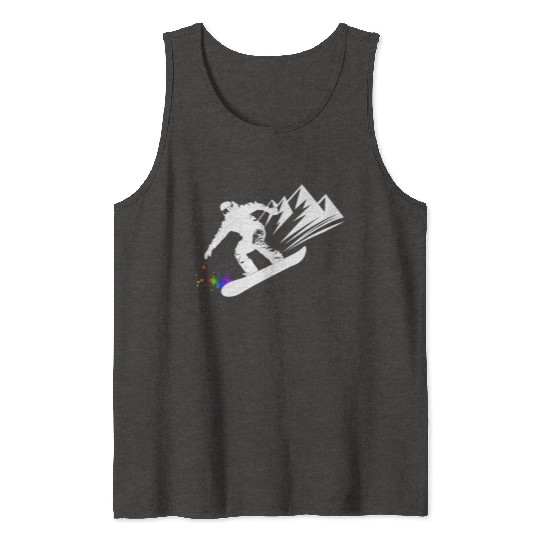Snowboard Snowboarder Snowboarding Winter Sports Tank Tops