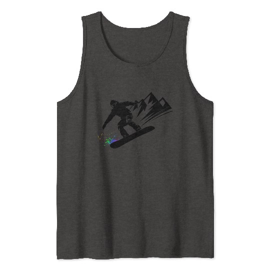 Snowboard Snowboarder Snowboarding Winter Sports Tank Tops