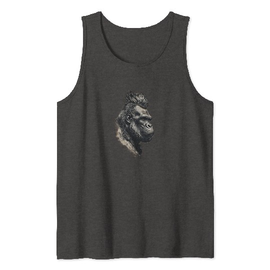 KingKong gorilla's face Tank Tops