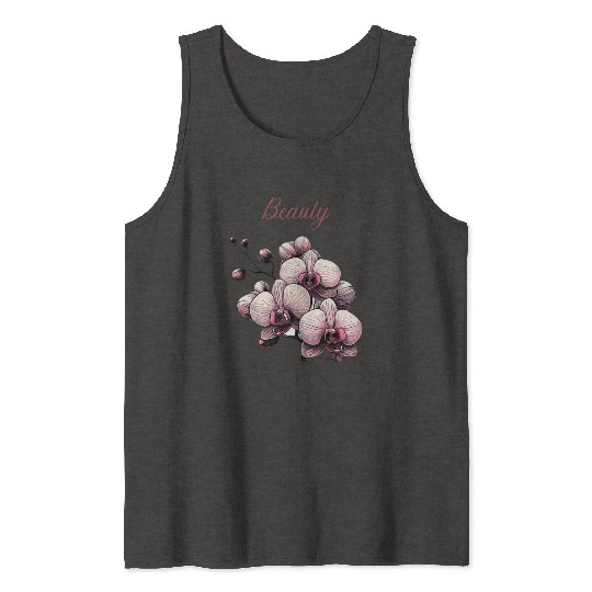 Orchid Elegance: A Symbol of Timeless Beauty Tank Tops