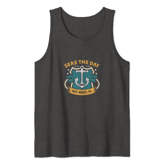Key-West SEAS A DAY KEY-WEST SEAS Yachting Tank Tops