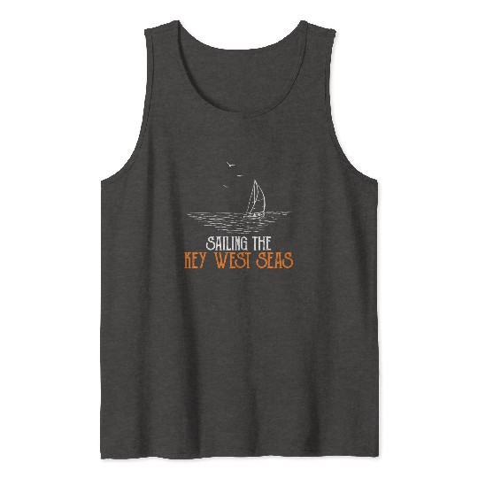 Florida SAILING THE KEY-WEST SEAS Florida Keys Tank Tops
