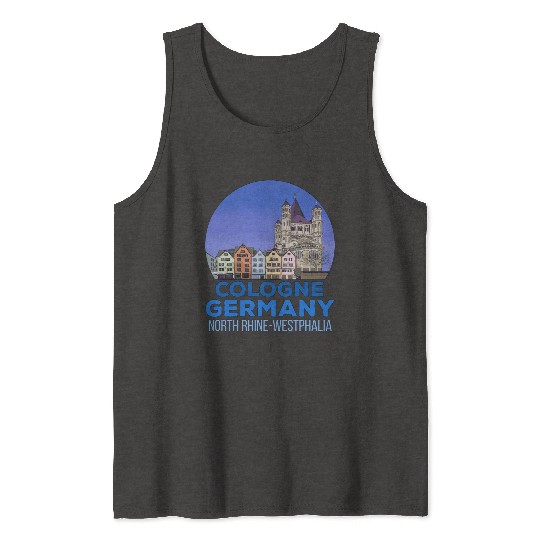 Great Saint Martin Church Cologne Germany Tank Tops