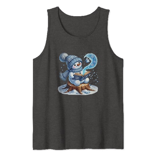 Snowman Christmas, Funny Snowman Tank Tops