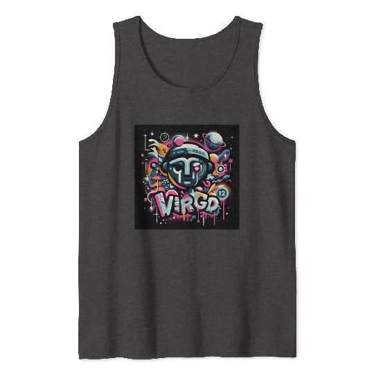 planet virgo robo Tank Tops