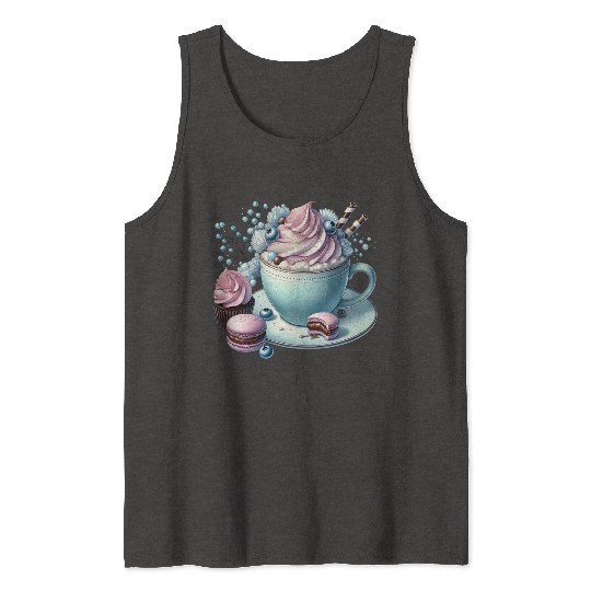Christmas ice cream, Coquette Chistmas Tank Tops