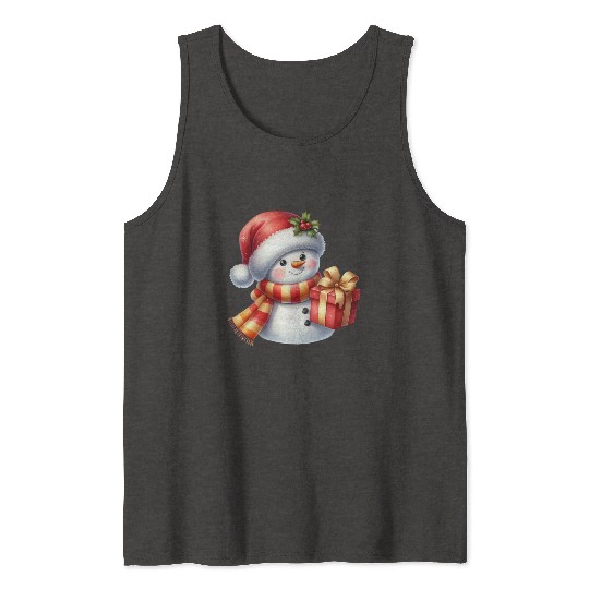 Snowman Christmas, Cute Christmas, Christmas Tank Tops
