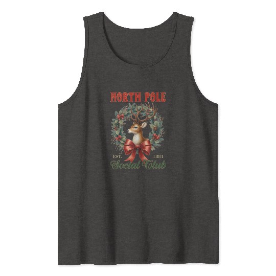 North Pole Soociial Clubb Tank Tops