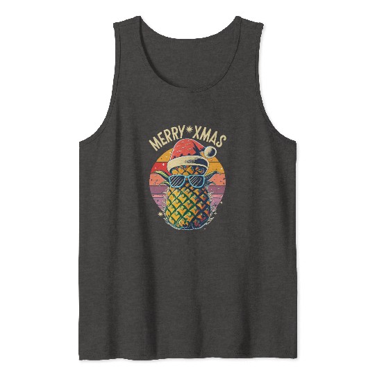 Pineapple Christmas Tank Tops